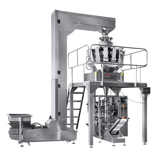 Упаковочная машина с несколькими весовыми дозаторами Vertical form fill seal machine